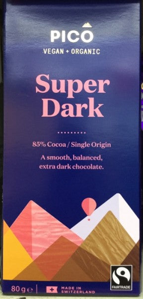 Super Dark Chocolate 85% Cocoa