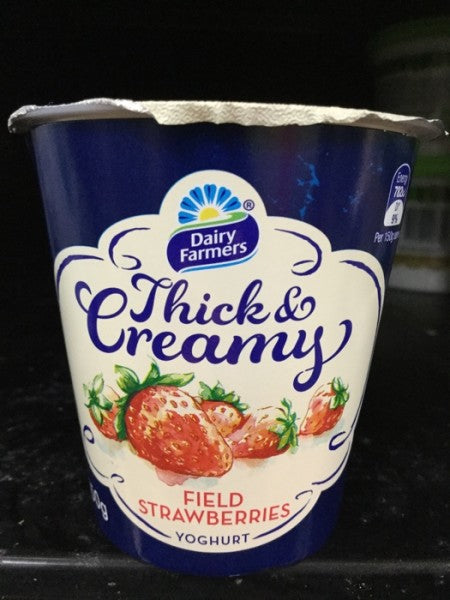 Thick & Creamy Field Strawberries Yoghurt