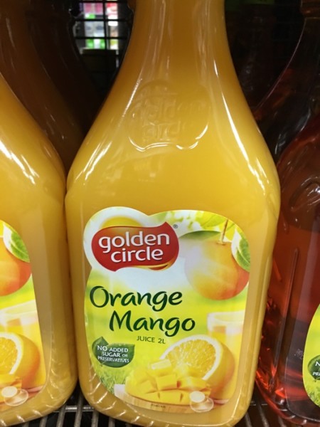 Orange And Mango Fruit Juice