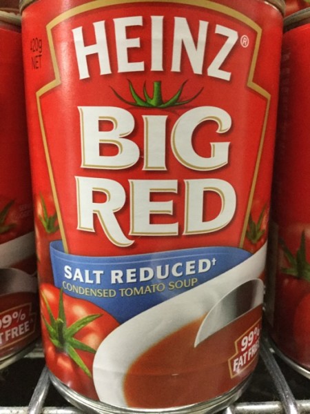 Big Red Salt Reduced Condensed Tomato Soup