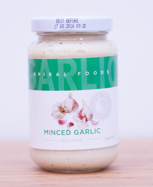 Organic Minced Garlic
