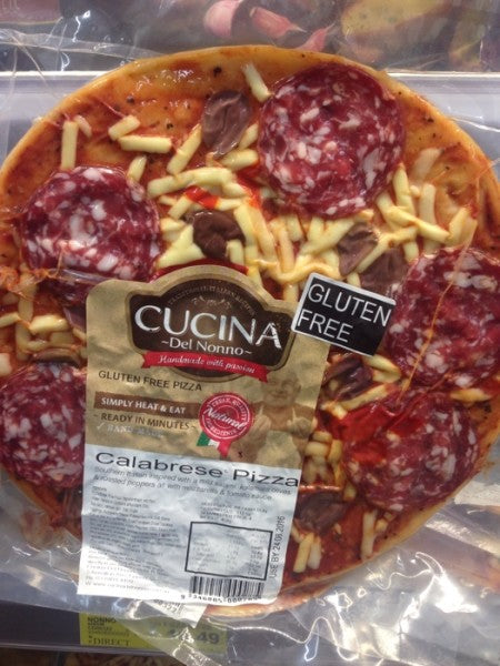 Calabrese Gluten Free Pizza