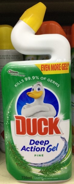Duck Deep Action Gel Pine Toilet Bowl Cleaner