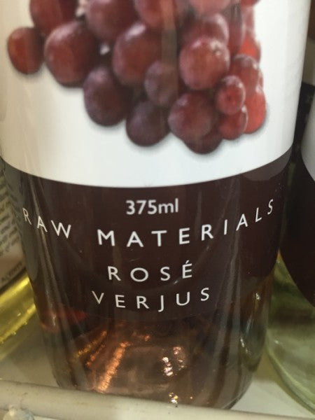 Raw Materials Rose Verjus