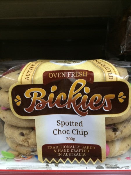 Spotted Choc Chip Bickies