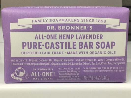 All One Hemp Lavender Pure Castile Bar Soap