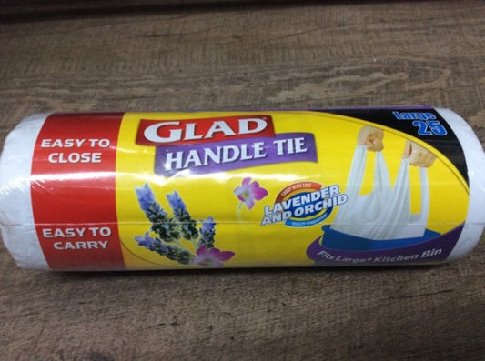 Handle Tie Garbage Bags Large 35L 58cmx70cm