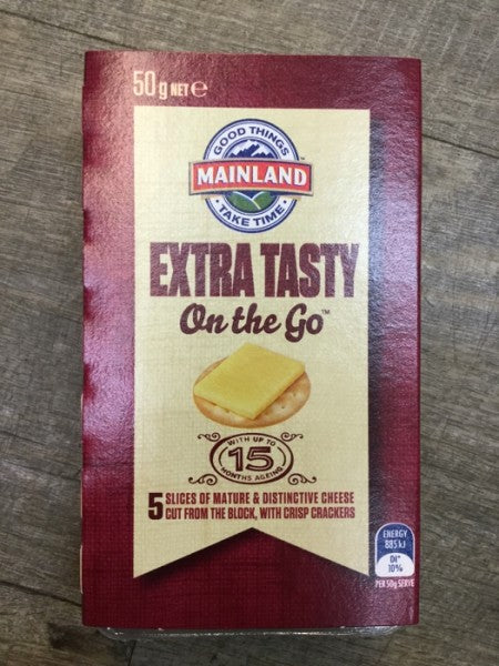 Cheese & Crackers on the Go Extra Tasty