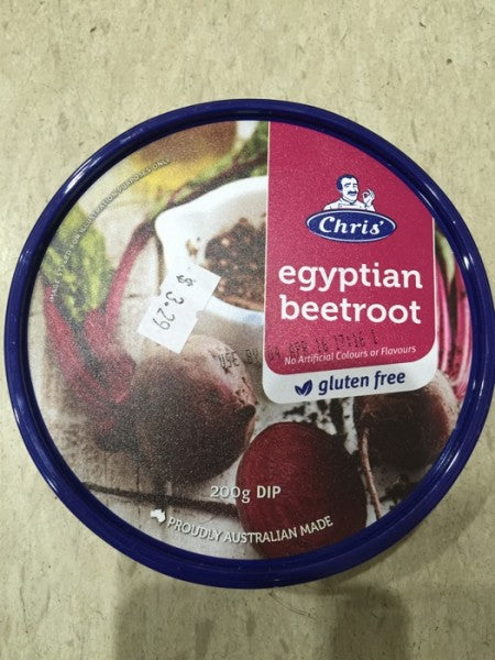 Chris' Egyptian Beetroot Dip