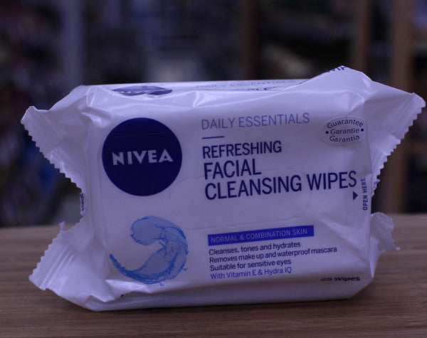Nivea Facial Cleansing Wipes 25s (Normal & Combination Skin)