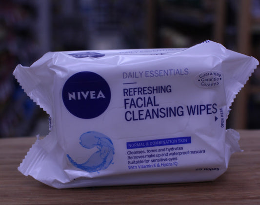 Nivea Facial Cleansing Wipes 25s (Normal & Combination Skin)