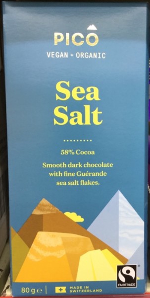 Dark Chocolate 58% Cocoa Sea Salt