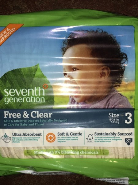 Free & Clear Diapers Size 3