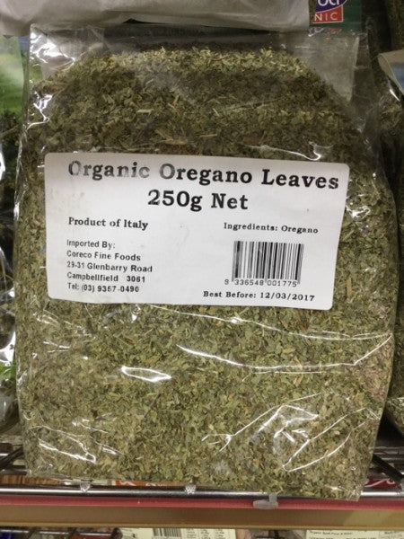 Organic Oregano Leaves