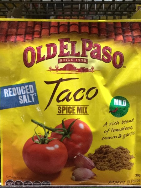Mild Spice Mix for Tacos Reduced Salt