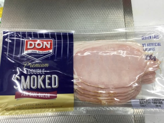 Premium Double Smoked Pan Size Bacon