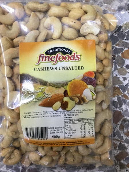Cashews Unsalted
