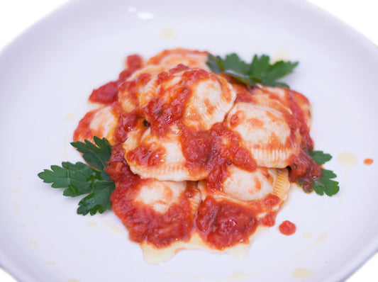 Three Cheese Ravioli In Napoli Sauce Ready Meal