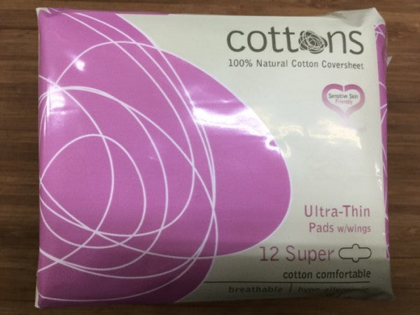 Ultra Thin Super Pads With Wings