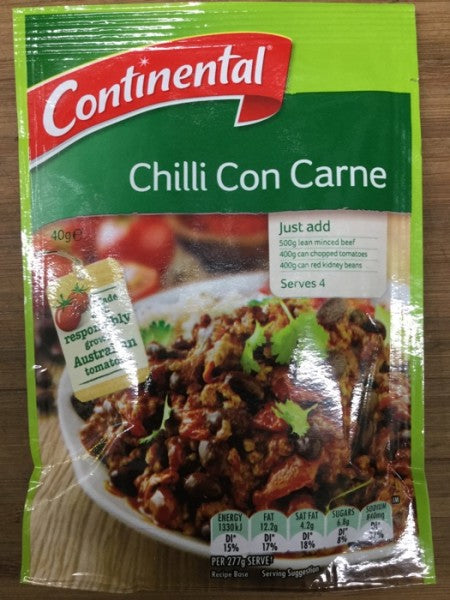 Continental Chilli Con Carne