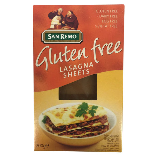 Gluten Free Lasagna Sheets