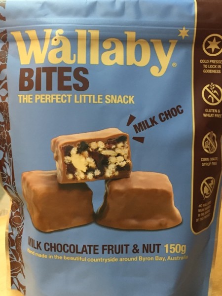 Wallaby Bites Milk Choc Fruit & Nut