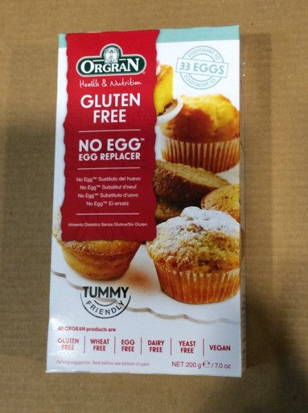 No Egg - Egg Replacer Gluten Free