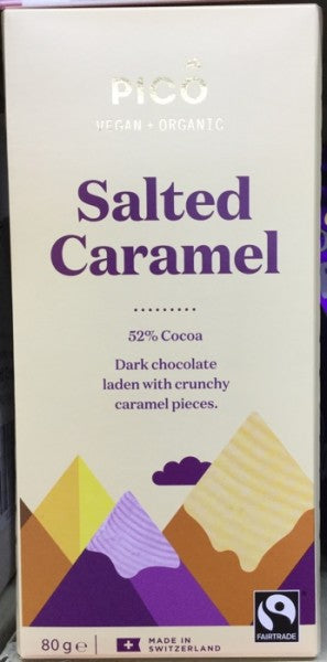 Dark Chocolate 52% Cocoa Salted Caramel