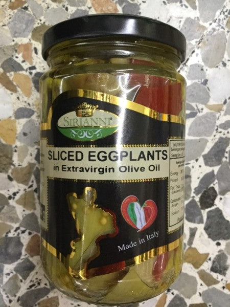Sliced Eggplants