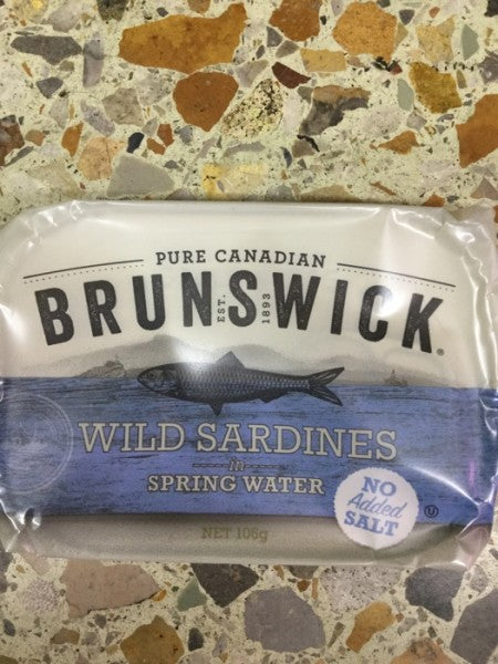 Sardines In Springwater No Added Salt
