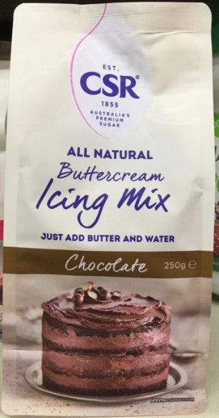 All Natural Chocolate Buttercream Icing Mix