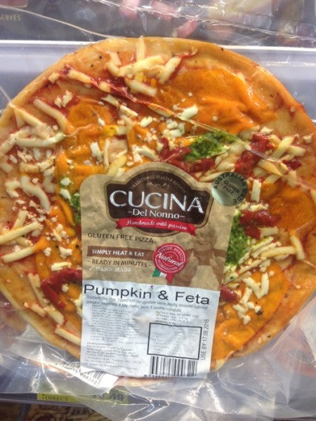 Pumpkin & Fetta Gluten Free Pizza