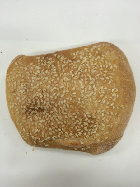 seeded ciabatta roll sesame seeds
