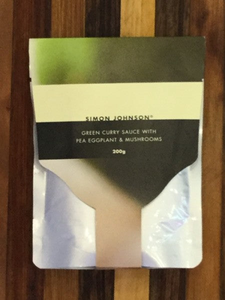 Simon Johnson Green Curry Sauce With Pea Eggplant & Mushrooms