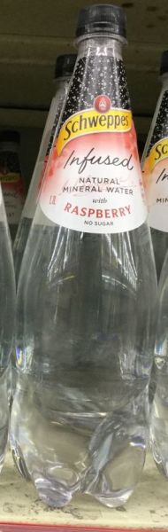 Infused Natural Mineral Water w/ Raspberry