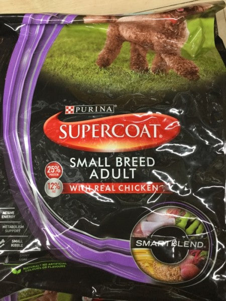 Supercoat Small Breed Adult w/ Real Chicken Dog Food
