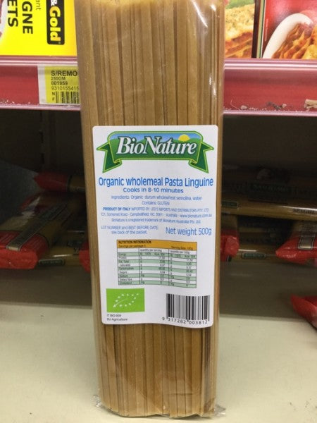 Organic Wholemeal Pasta Linguine