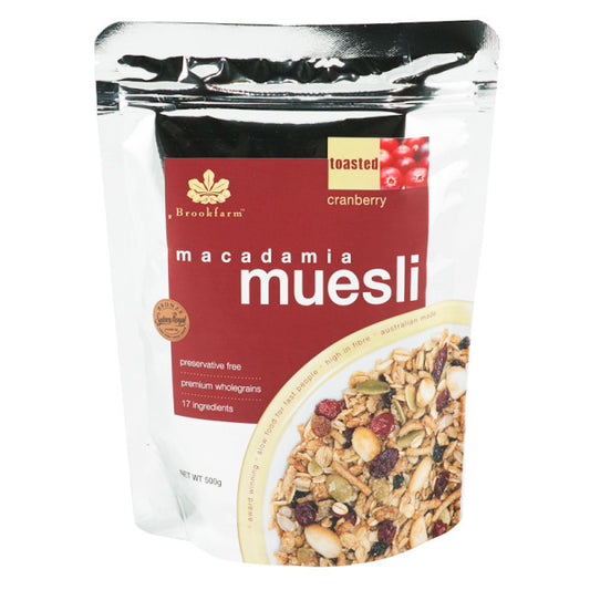 Toasted Muesli Cranberry Macadamia
