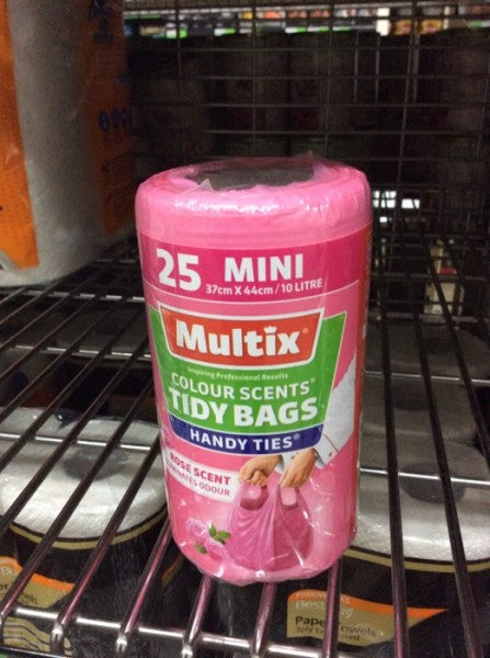 Colour Scents Handy Tie Tidy Bags Mini 10L 37cmx44cm