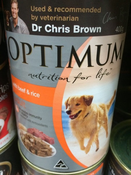 Optimum Adult With Beef & Rice