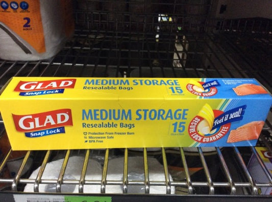 Medium Storage Resealable Bags