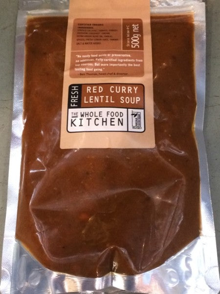 Red Curry & Lentil Soup