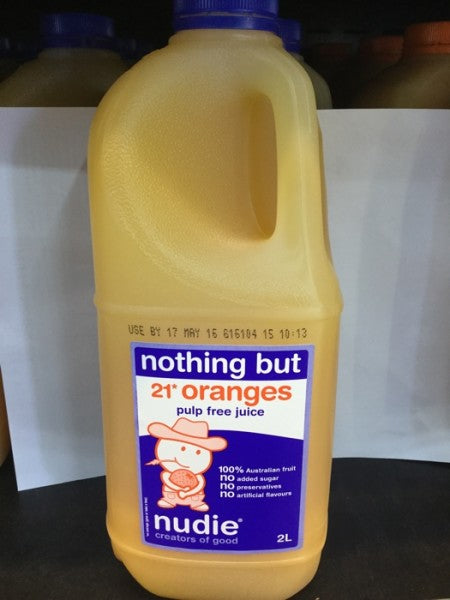 Nothing But 21* Oranges Pulp Free Juice