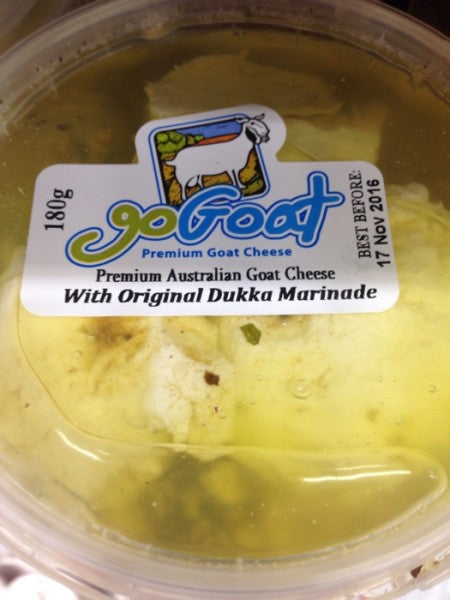 Goat Cheese With Original Dukka Marinade
