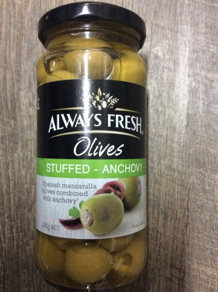 Anchovy Stuffed Olives