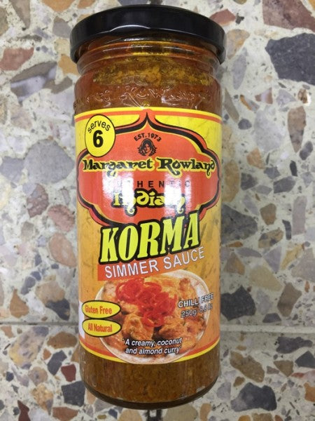Korma Simmer Sauce (Gluten Free)
