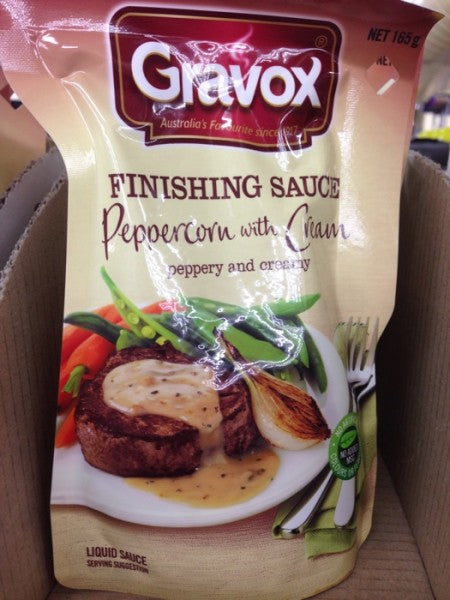 Peppercorn with Cream Finishing Sauce