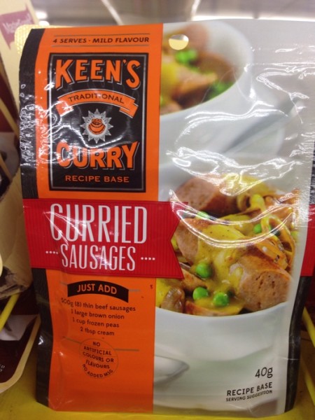 Curry Sausages Recipe Mix
