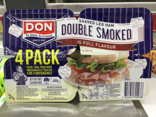 Shaved Leg Ham Double Smoked 4 Pack