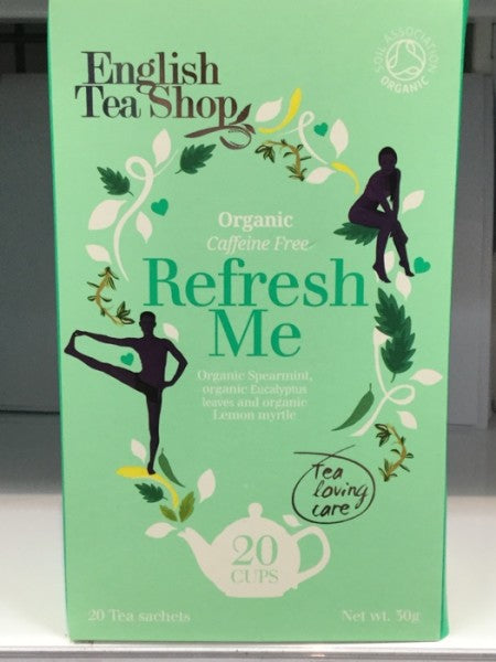 English Tea Shop Organic Caffeine Free Refresh Me Tea Sachets